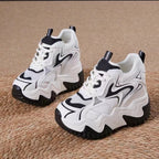 Damen Chunky Sneakers mit luftiger Mesh-Oberfläche und dämpfendem Komfort