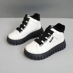 Damen Modische Winterstiefel mit flauschigem Innenfutter und robustem Profil R&B