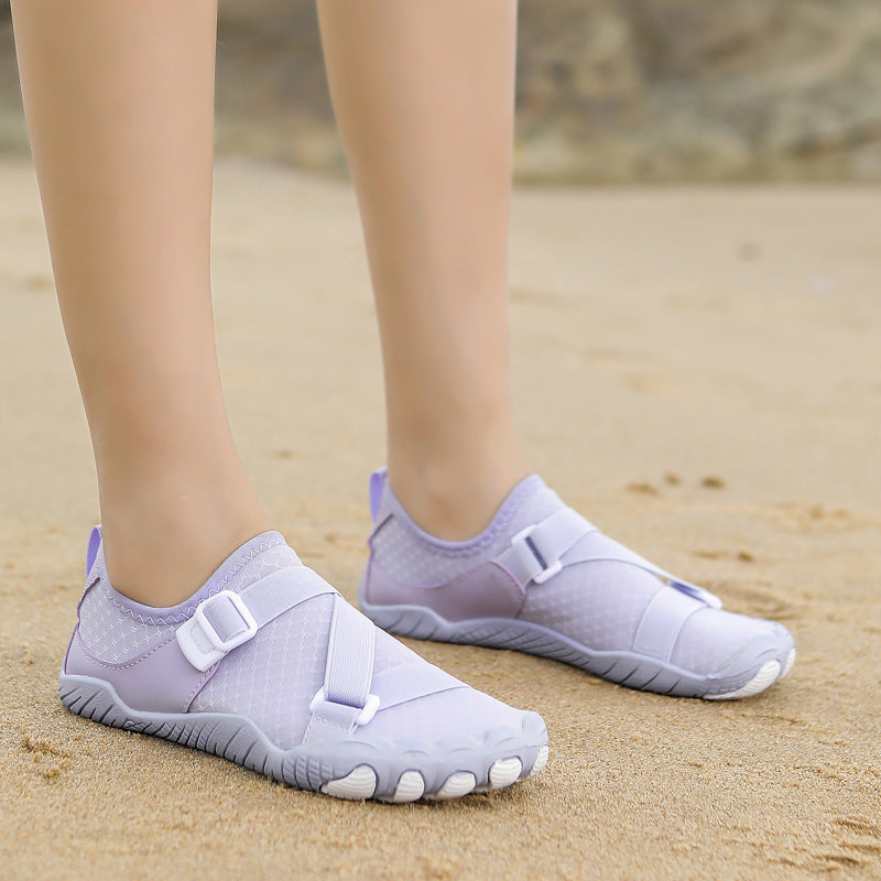 Damen Wassersportschuhe mit elastischem Schnellschnürsystem und rutschfester Sohle