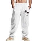 Herren lässige Freizeithose mit elastischem Bund und praktischen Eingrifftaschen R&B