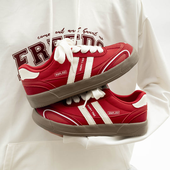 Damen Sportliche Sneakers mit atmungsaktivem Obermaterial und rutschfester Gummisohle R&B