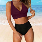 Damen Zweiteiliger Badeanzug mit floralem Design R&B