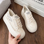 Damen Sneaker mit strapazierfähigem Obermaterial und dicker Laufsohle R&B
