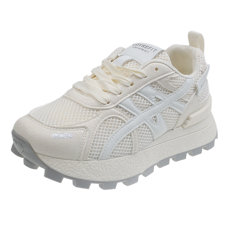 Damen Sportliche Lauf-Sneaker mit atmungsaktivem Mesh-Obermaterial und rutschfester Sohle R&B