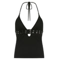 Damen Haltertop mit verstellbarem Gurt und Dekorakzenten R&B