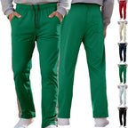 Herren nan Retro-Trackhose mit schmal zulaufendem Bein elastischem Bund Tunnelzug und seitlichen Streifen R&B