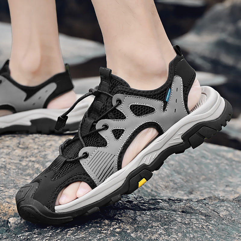 Damen Atmungsaktive Trekking Sandalen mit rutschfester Sohle R&B