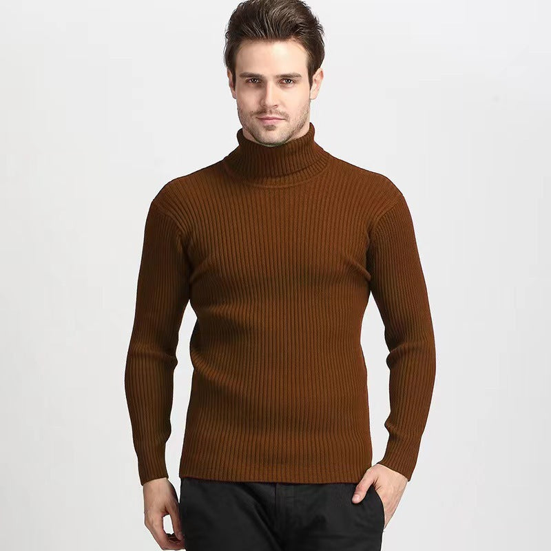 Herren Rollkragenpullover mit feiner Rippenstruktur und hohem Tragekomfort R&B