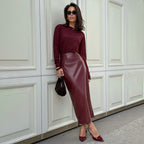 Damen Eleganter rock mit figurbetontem Schnitt R&B