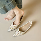 Damen Ballerinas mit modischem Schmuckdetail