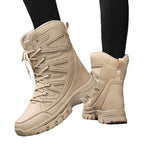 Damen Sportliche Winterstiefel mit hohem Schaft und rutschfester Sohle