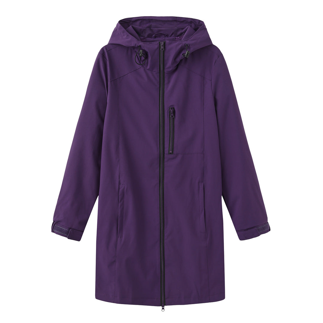 Damen Funktionsjacke mit verstellbarem Kapuzenkragen R&B