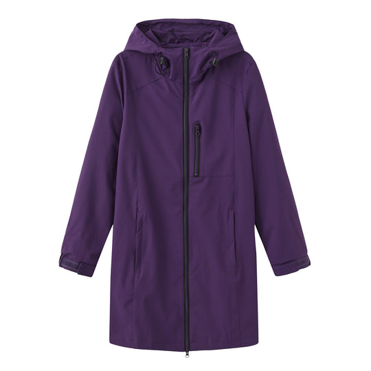 Damen Funktionsjacke mit verstellbarem Kapuzenkragen R&B
