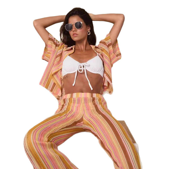 Damen Häkel-Set mit weitem Schnitt R&B