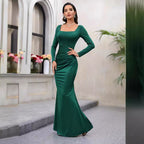 Damen Elegantes Oberteil mit langem Arm und figurformendem Schnitt R&B