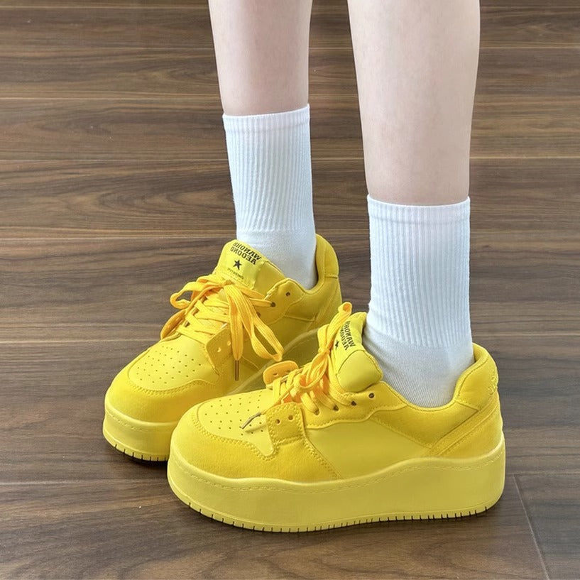 Damen Plattform Sneakers R&B