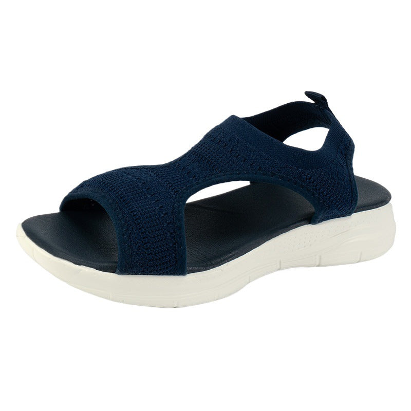 Damen Komfortable Sommer-Sandalen mit elastischem Obermaterial R&B