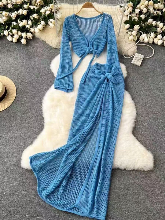 Damen Hülse Badeüberwurf R&B