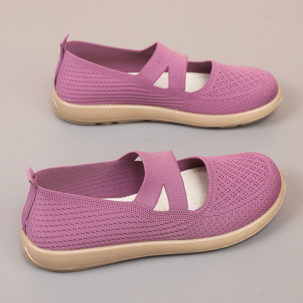 Damen Bequeme Freizeit-Sneaker mit flexiblem Obermaterial R&B
