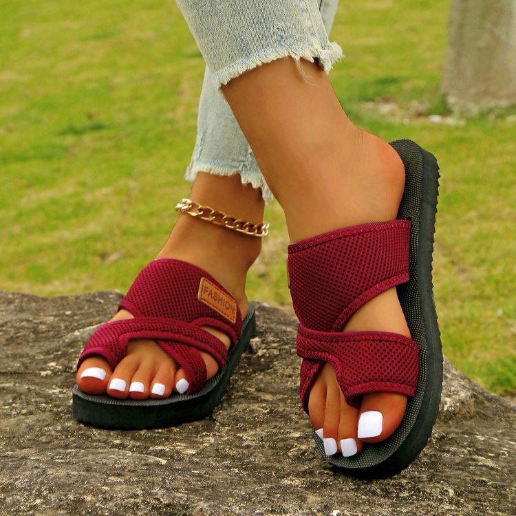 Damen Atmungsaktive Sommer-Sandalen mit verstellbaren Riemen R&B