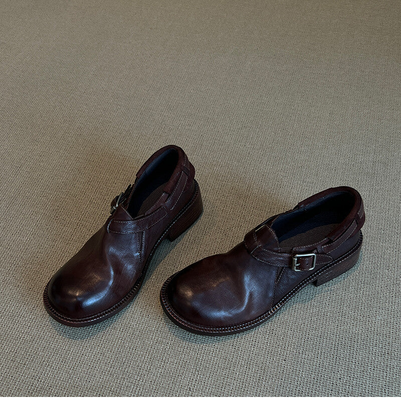 Damen Mokassins mit verstellbarem Riemen und bequemer Innensohle R&B