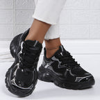 Damen Sportliche Sneakers mit atmungsaktivem Obermaterial und stoßdämpfender Sohle