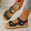 Damen Bequeme Riemchen-Sandalen mit verstellbaren Klettverschlüssen R&B