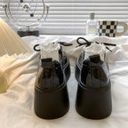 Damen Hohe Plateau-Sneaker mit elegantem Strickaufsatz