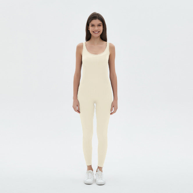 Damen figurbetontes Jumpsuit mit Spaghettiträgern R&B