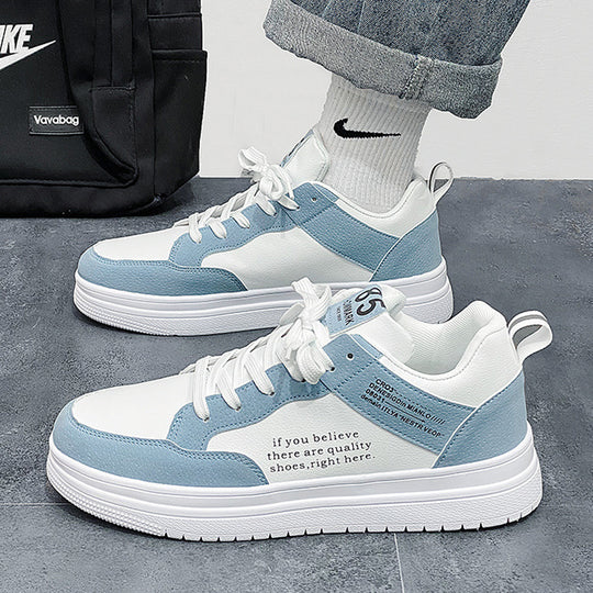 Herren modische Sneakers mit hochwertigem Leder und bequemer Sohle R&B
