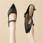 Damen Elegante Slingback-Pumps mit modischen Applikationen R&B