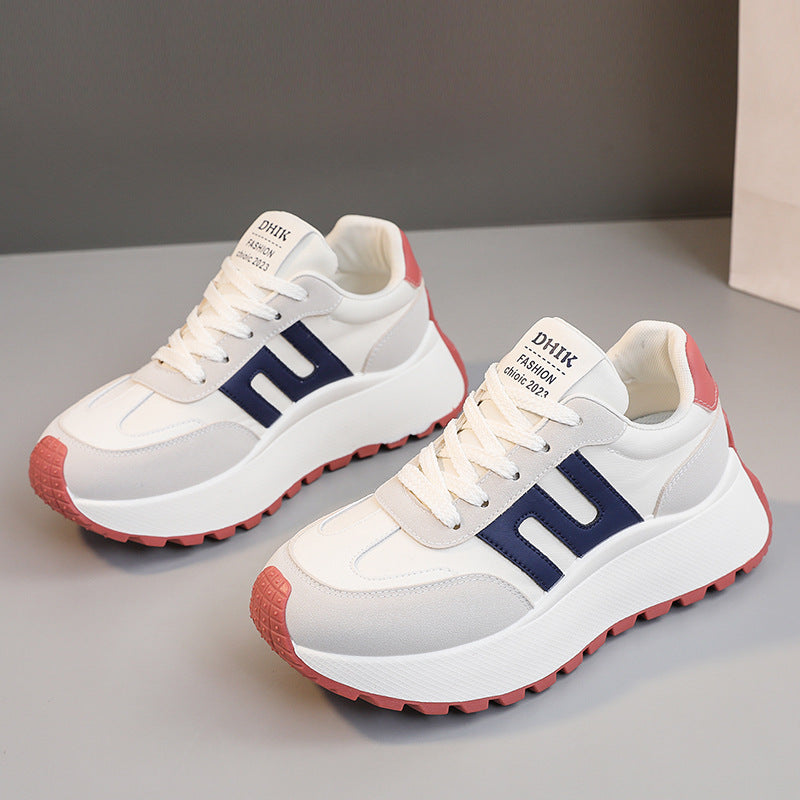 Damen High-Top Sneakers mit sportlichem Profil und rutschfester Sohle R&B