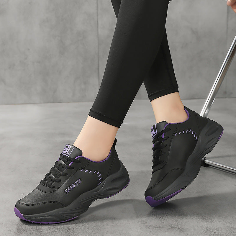 Damen nan voluminöse Sneaker mit gepolstertem Kragen und stoßabsorbierender Sohle R&B