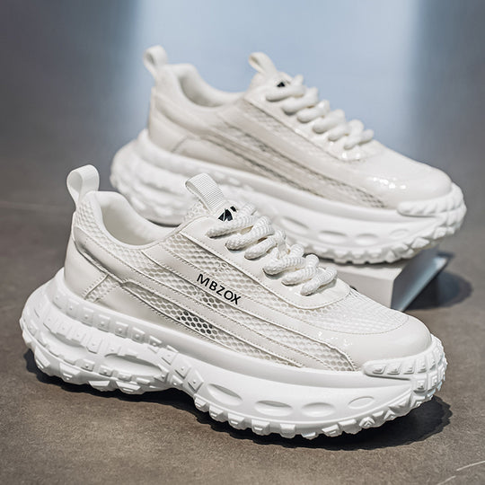 Damen Sportliche Chunky Sneakers mit atmungsaktiver Mesh-Oberfläche und flexibler Laufsohle R&B