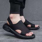 Damen Sandalen mit atmungsaktivem Netzdesign und gepolsterter Sohle R&B