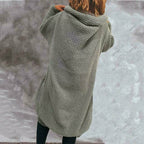 R&B | Solide Lange Strickjacke