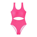Damen Einteiliger Badeanzug mit stylischem Cut-Out-Design R&B