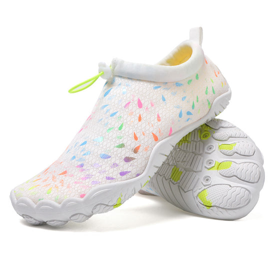 Damen Flexible Aqua-Schuhe mit rutschfester Sohle und atmungsaktiver Struktur R&B