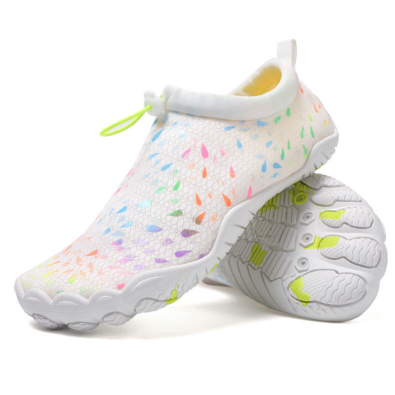 Damen vielseitige Wassersportschuhe mit rutschfester Sohle und flexiblem Obermaterial