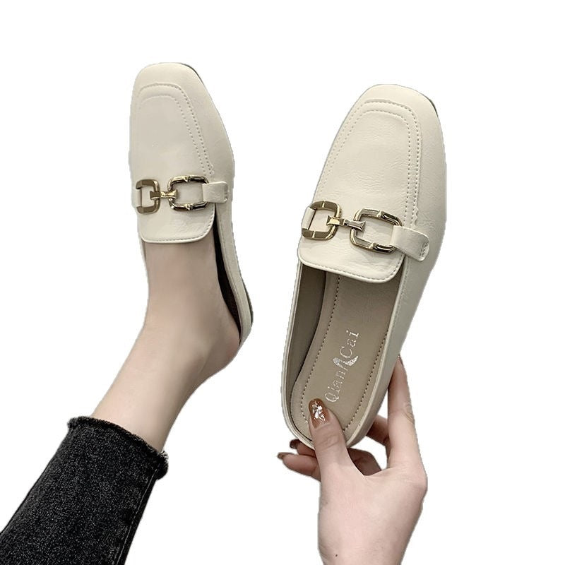 Damen Elegante Mokassins mit modischem Ketten-Detail R&B