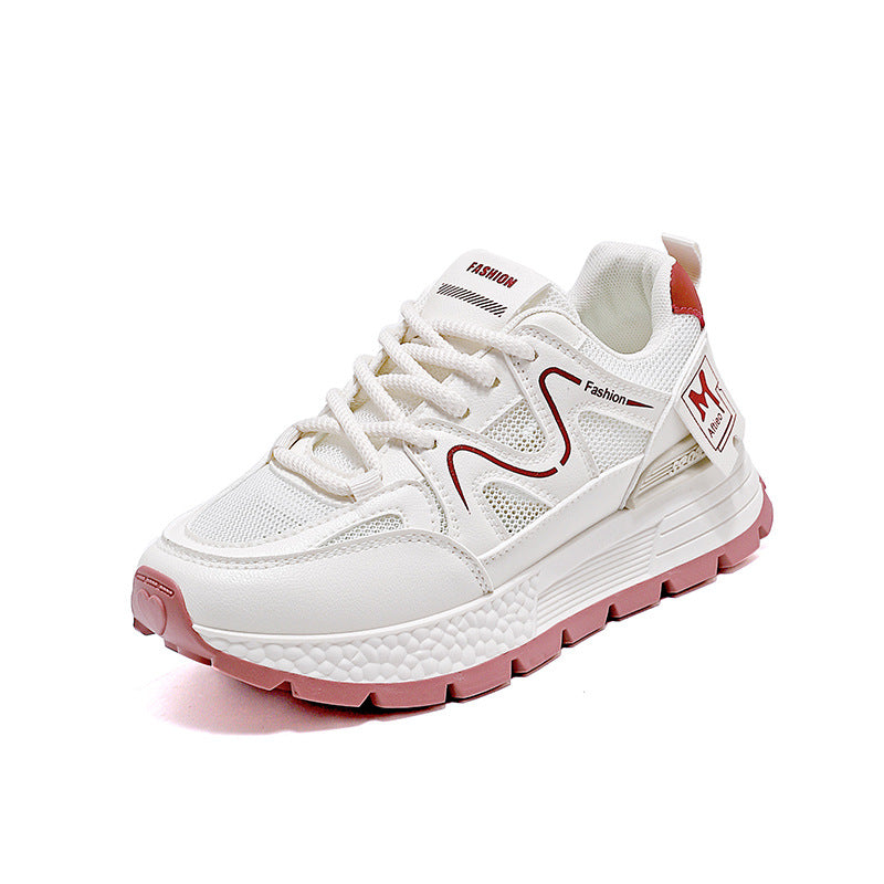 Damen Sportliche Lauf-Sneakers mit atmungsaktiver Mesh-Oberfläche und stabiler Sohle R&B