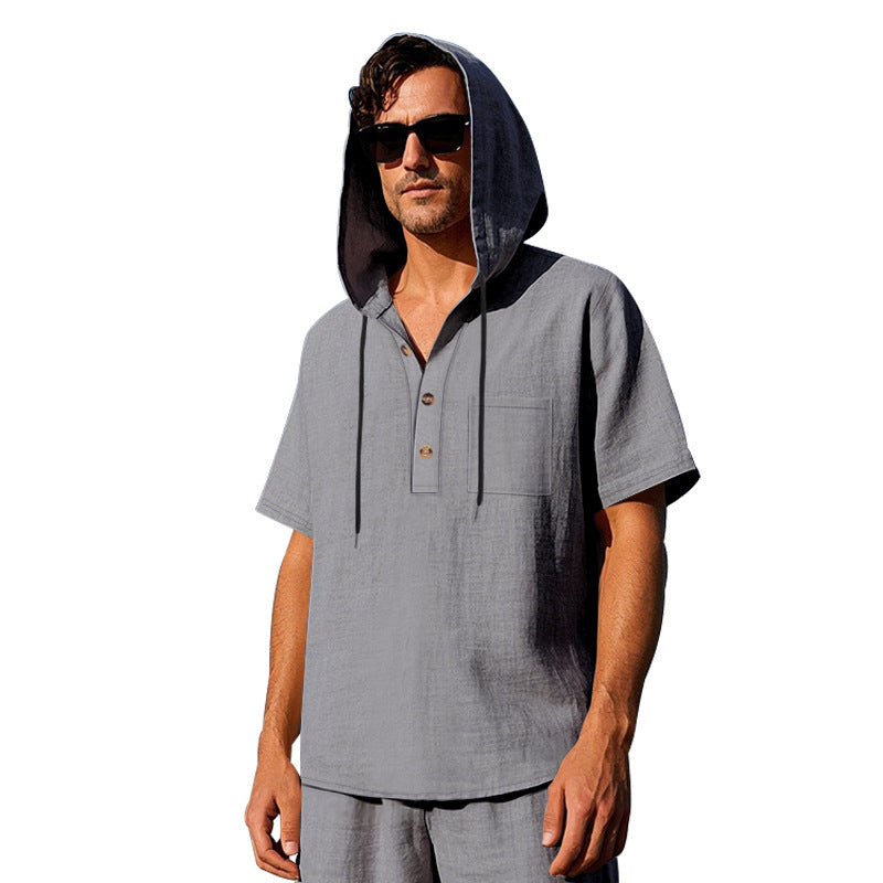 Herren lässiges Kapuzenshirt R&B