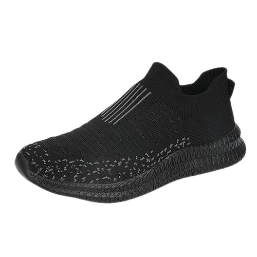 Damen Atmungsaktive Slip-On Sportschuhe mit elastischem Strickmaterial R&B