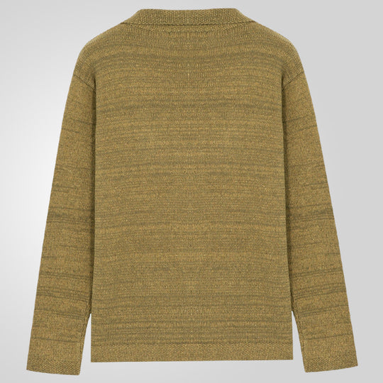 Herren Strickjacke mit Zopfmuster und praktischen Taschen R&B