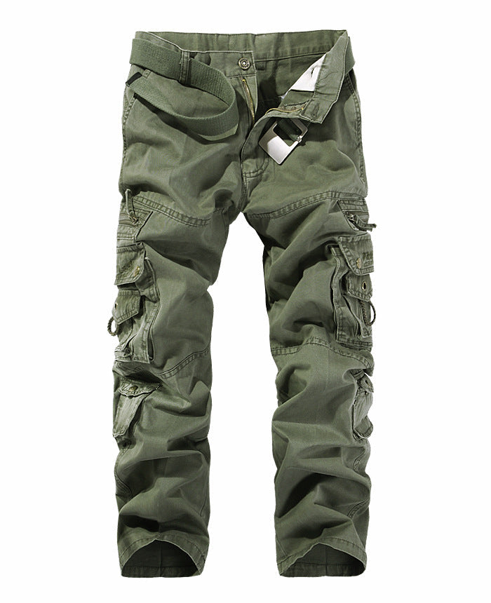 Herren Cargo-Hose mit mehreren praktischen Taschen und verstellbarem Gurt R&B