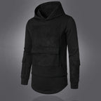 Herren modischer Hoodie mit integrierten Taschen und einzigartigem Design