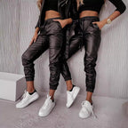 Damen Bequeme Jogginghose mit stilvollen Cut-Outs und elastischem Bund R&B