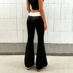 Damen Flared Yoga-Hose mit floralem Druck und hohem Bund R&B