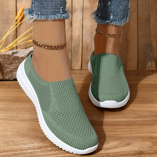 Damen sportliche Slip-On Sneakers R&B