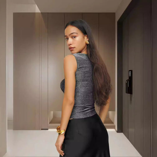 Damen Glamouröses Oberteil mit exzellenter Passform R&B